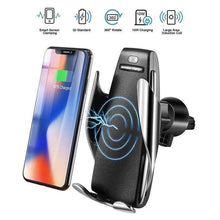 Load image into Gallery viewer, Automatic Clamping Wireless Car Mount Charger
