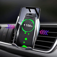 Load image into Gallery viewer, Automatic Clamping Wireless Car Mount Charger