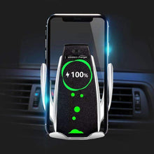 Load image into Gallery viewer, Automatic Clamping Wireless Car Mount Charger