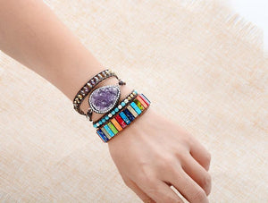 POSITIVE ENERGY HAND MADE CHAKRA BRACELET