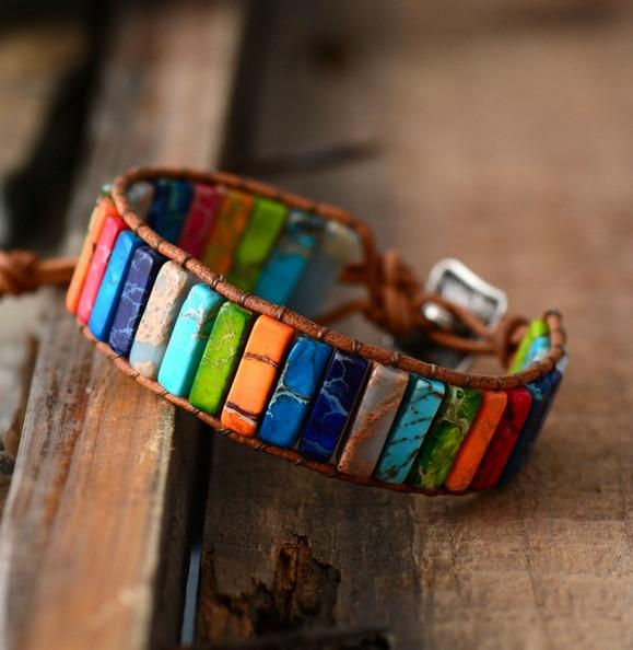 POSITIVE ENERGY HAND MADE CHAKRA BRACELET