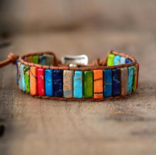 Load image into Gallery viewer, POSITIVE ENERGY HAND MADE CHAKRA BRACELET