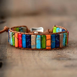 POSITIVE ENERGY HAND MADE CHAKRA BRACELET