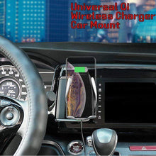 Load image into Gallery viewer, Automatic Clamping Wireless Car Mount Charger